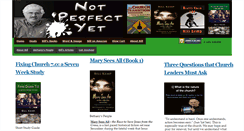 Desktop Screenshot of notperfectyet.com
